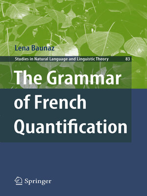 cover image of The Grammar of French Quantification